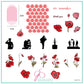 We Remember (CjSH-72) Steel Nail Art Stamping Plate