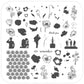 We Remember (CjSH-72) Steel Nail Art Stamping Plate