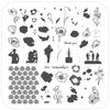 We Remember (CjSH-72) Steel Nail Art Stamping Plate