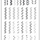 Chantel's Chevrons (CjS LC-36) Steel Stamping Plate 14 x 9 Clear Jelly Stamper 