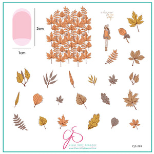 Whisper On Their Way (CjS-269) Steel Nail Art Stamping Plate