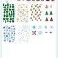 Pretty Paper - Gifted (CjS C-26) Steel Nail Art Stamping Plate 14 x 9 Clear Jelly Stamper 