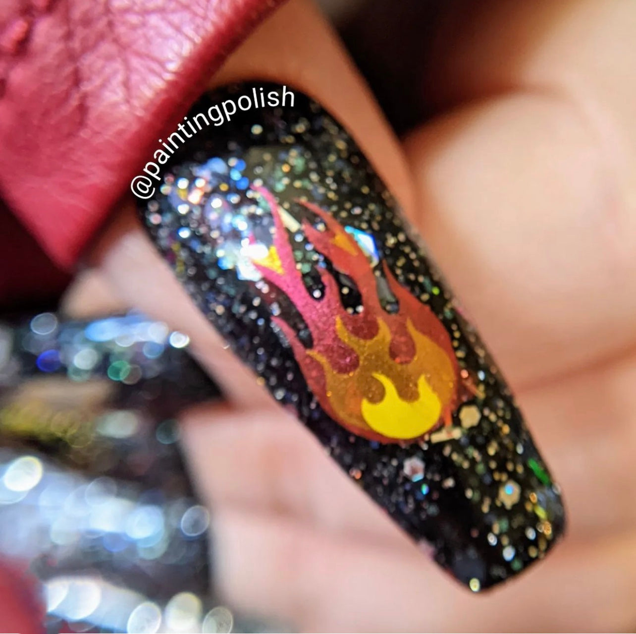 Rock On! (CjS-121) Steel Layered Nail Art Stamping Plate