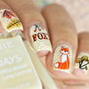 Autumn is Here! (CjS-135) Steel Nail Art Stamping Plate