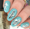 Field of Flowers (CjS-237) Steel Nail Art Stamping Plate