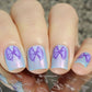 Put a Bow on it, Darling (CjS-147) Steel Nail Art Stamping Plate 14 x 9 Clear Jelly Stamper 