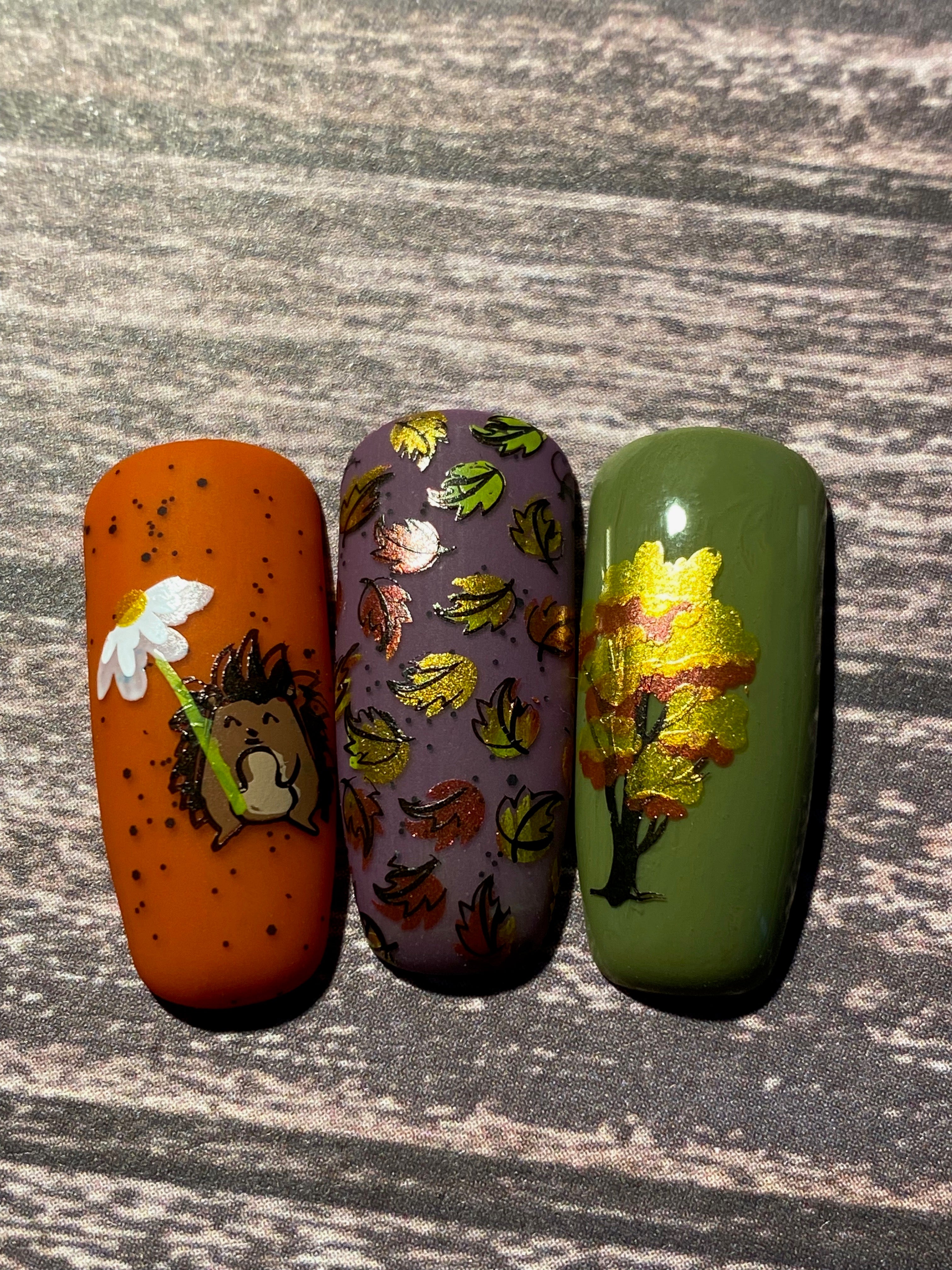 Woodlands Friends (CjS-188) Steel Layered Nail Art Stamping Plate