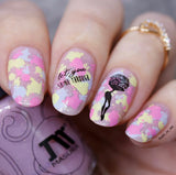 The Nude Series - In the Buff  (CjS-205) Steel Nail Art Stamping Plate