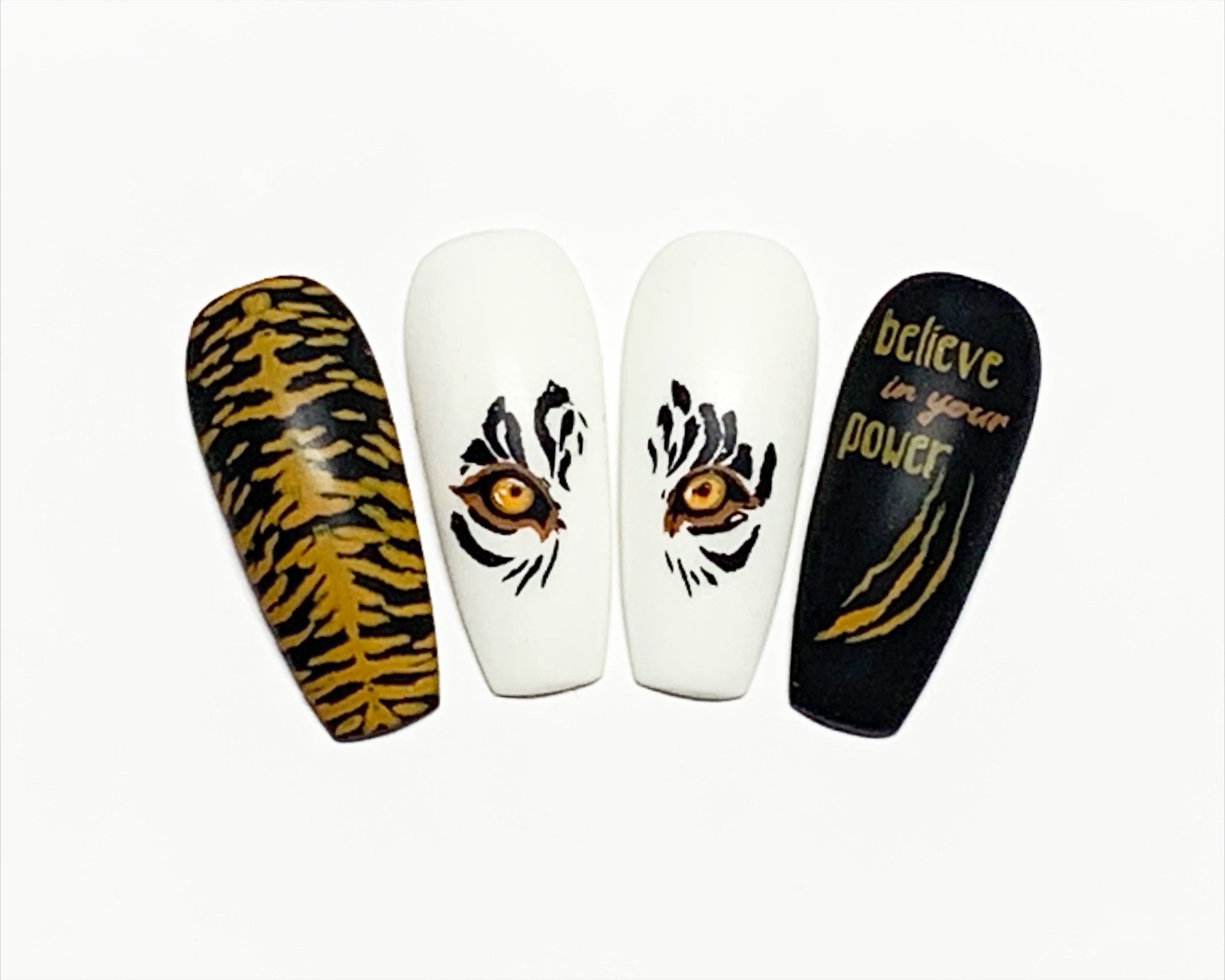 Eye of the Tiger (CjS-214) Steel Nail Art Layered Stamping Plate