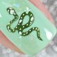 Snake (CjS-217) Steel Nail Art Layered Stamping Plate