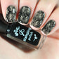 Snake (CjS-217) Steel Nail Art Layered Stamping Plate