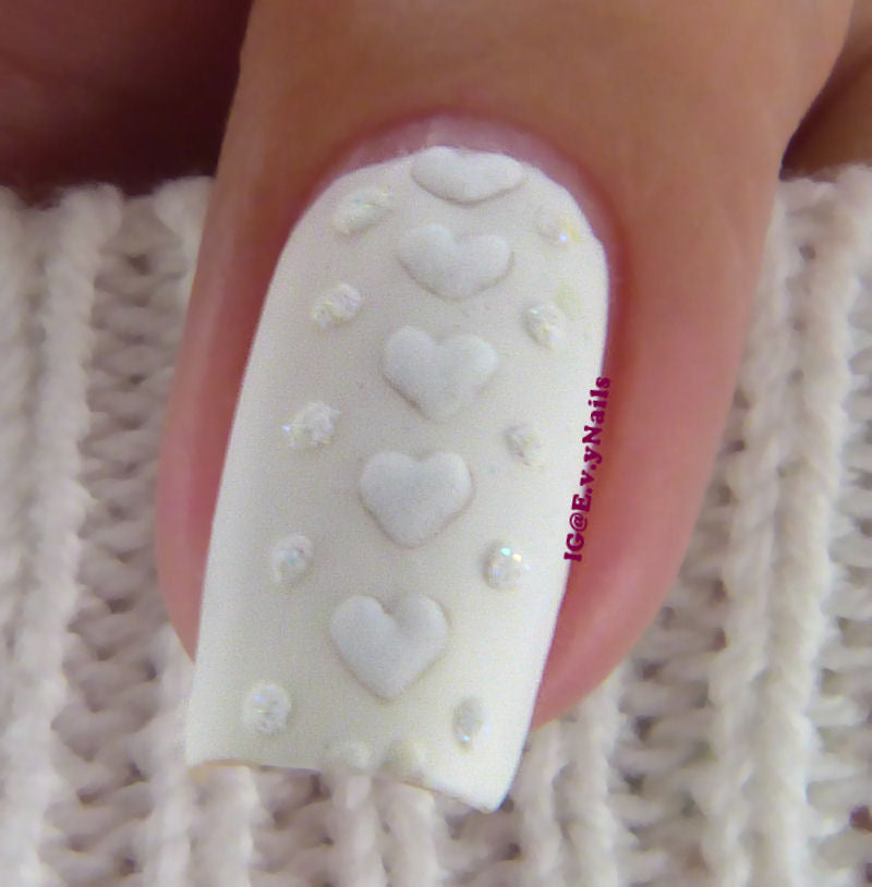 Sweater Textures (CjS-218) Steel Nail Art Layered Stamping Plate