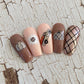 Patterned Pumpkins (CjS-220) Steel Nail Art Layered Stamping Plate