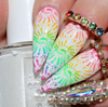 Shibori (CjS-221) Steel Nail Art Stamping Plate