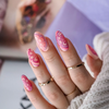 Water Marble (CjS-223) Steel Nail Art Stamping Plate