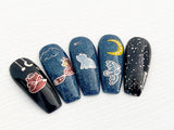 Celestial Zoo (CjS-225) Steel Nail Art Stamping Plate