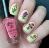 Field of Flowers (CjS-237) Steel Nail Art Stamping Plate
