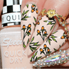 Field of Flowers (CjS-237) Steel Nail Art Stamping Plate