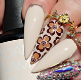 Funky Floral (CjS-241) Steel Nail Art Stamping Plate
