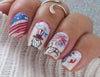 Fourth of July (CjS-255) Steel Nail Art Stamping Plate