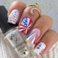 White-manicure-showing-nail-art-designs-celebrating-usa-stars-and-stripes-us-states