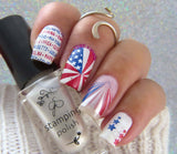 Fourth of July (CjS-255) Steel Nail Art Layered Stamping Plate