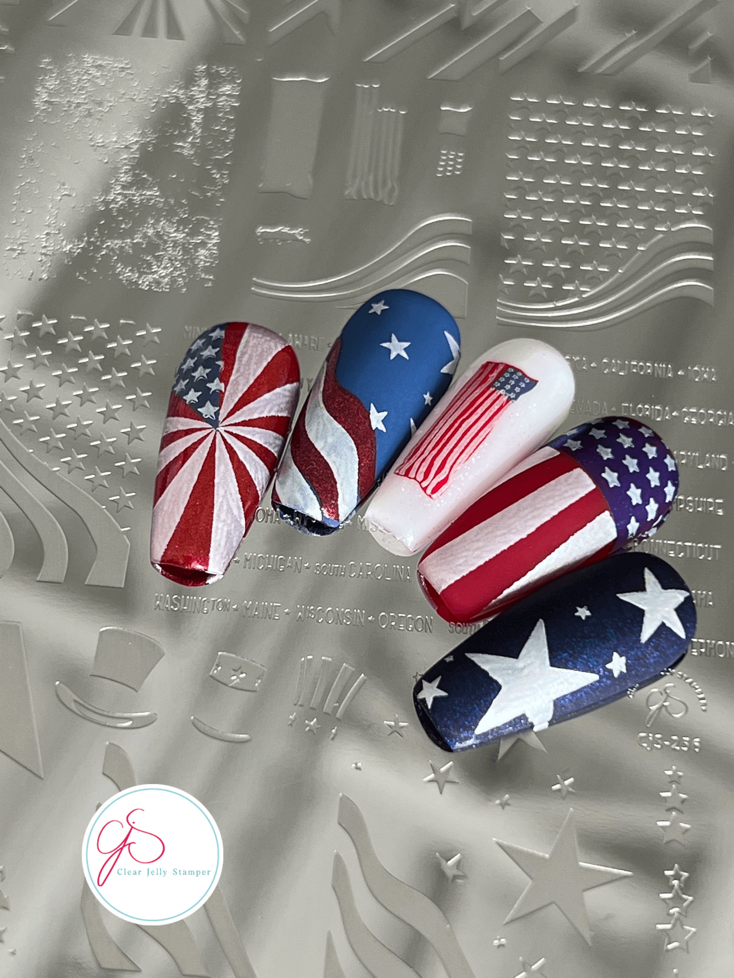 nail-tips-showing-different-nail-art-designs-of-stars-and-stripes-flag