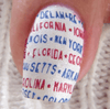 United States Of America (CjS-256) Steel Nail Art Stamping Plate