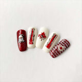 Canada Day (CjS-257) Steel Nail Art Layered Stamping Plate