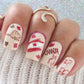 beautiful-manicure-for-canada-day-showing-nail-art-designs-of-a-beaver-and-maple-leaves