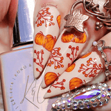Harvest Bouquet (CjS-267) Steel Nail Art Stamping Plate