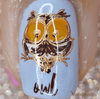 Fall in the Forest (CjS-272) Steel Nail Art Stamping Plate