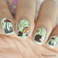 gorgeous-fall-themed-manicure-with-nail-art-designs-of-hedgehogs-and-toolstools