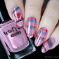 stunning-manicure-with-layered-nail-art-designs-of-plaid