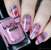 Build Your Own Plaid (CjS-276) Steel Nail Art Stamping Plate