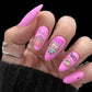 beautiful-matte-manicure-showing-nail-art-designs-of-owls-and-a-bird-house-with-the-words-hoot