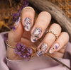Sketched Garden (CjS-82) Steel Nail Art Stamping Plate