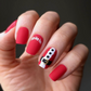 Classic Santa (CjSC-34) Etched Nail Art Stamping Plate