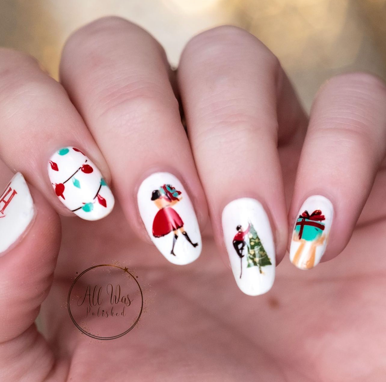 Christmas in the Park (CjSC-49) Steel Nail Art Stamping Plate