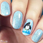 Playful Penguins (CjSC-61) Steel Nail Art Stamping Plate