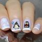 Playful Penguins (CjSC-61) Steel Nail Art Stamping Plate