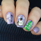 Playful Penguins (CjSC-61) Steel Nail Art Stamping Plate