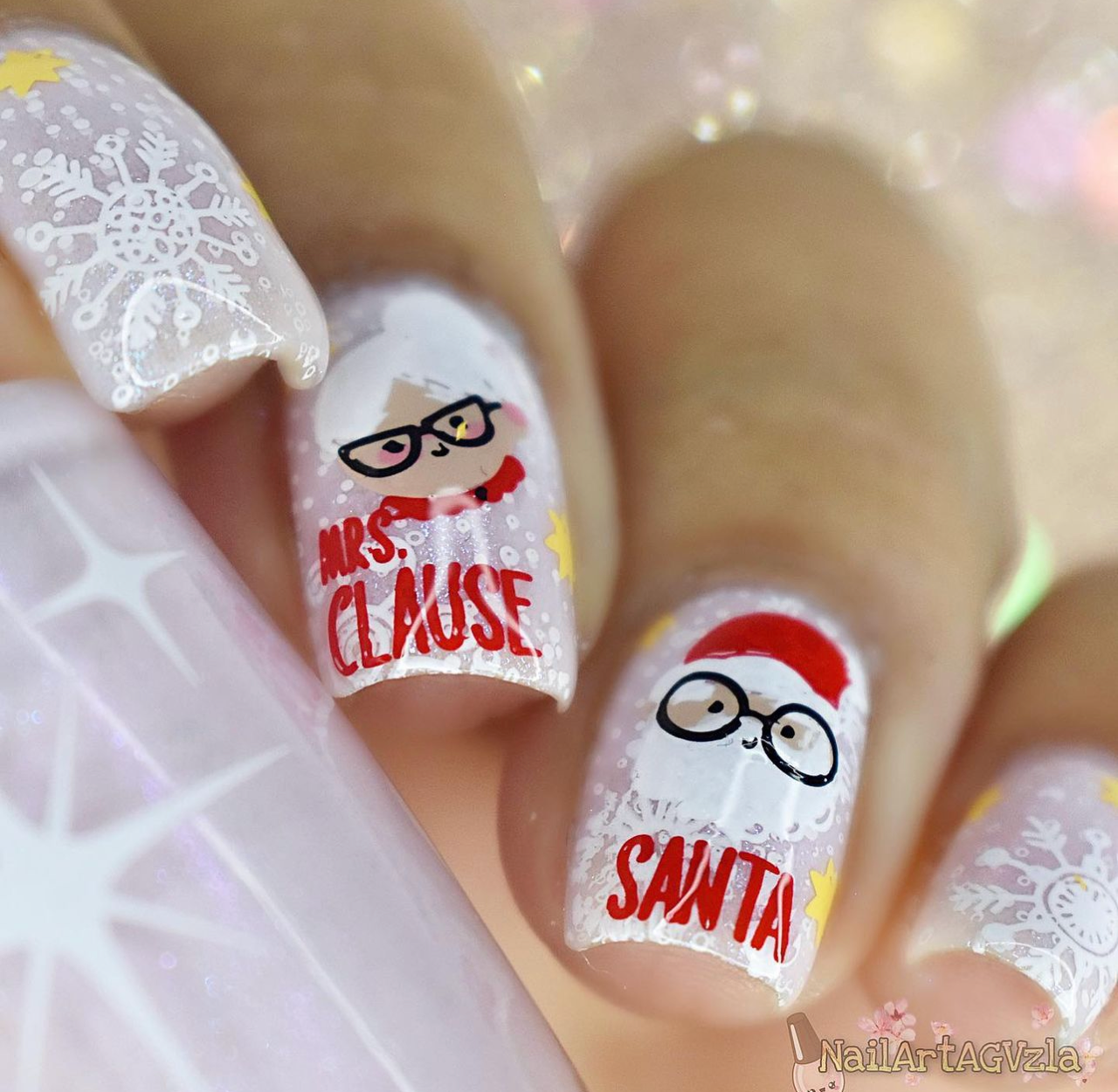 Cast Of Christmas Cuties (CjSC-62) Steel Nail Art Stamping Plate