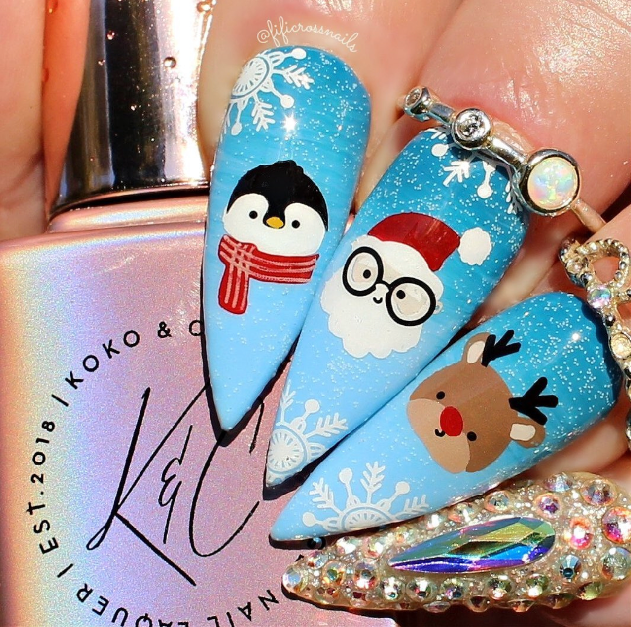 Cast Of Christmas Cuties (CjSC-62) Steel Nail Art Stamping Plate