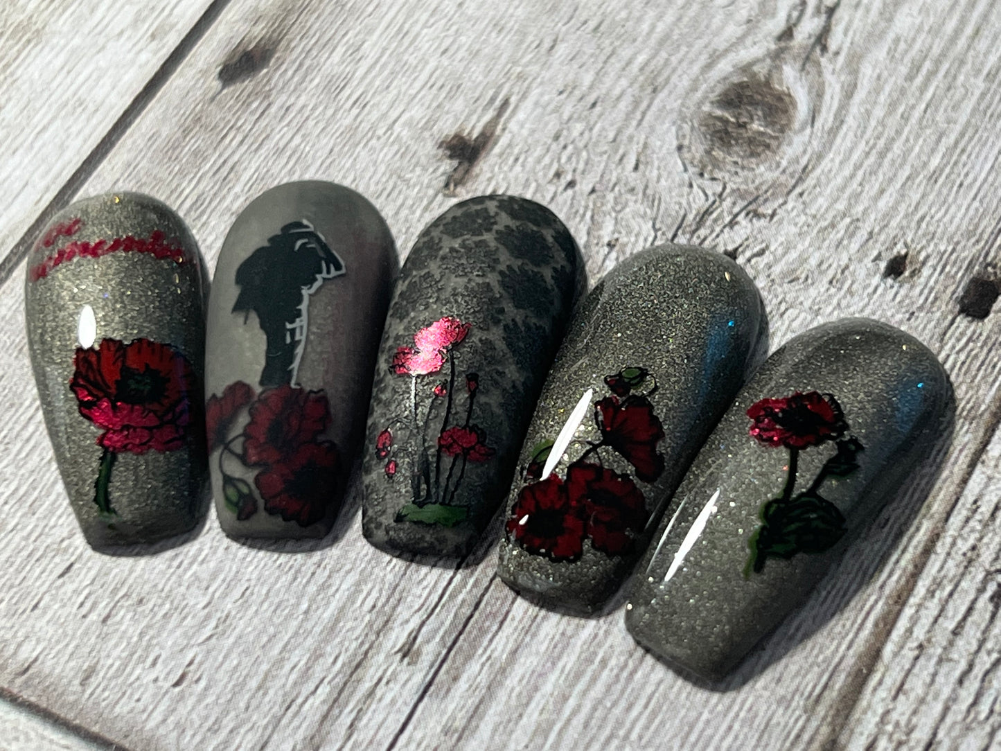 We Remember (CjSH-72) Steel Nail Art Stamping Plate