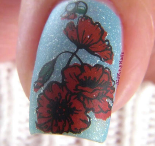 We Remember (CjSH-72) Steel Nail Art Stamping Plate