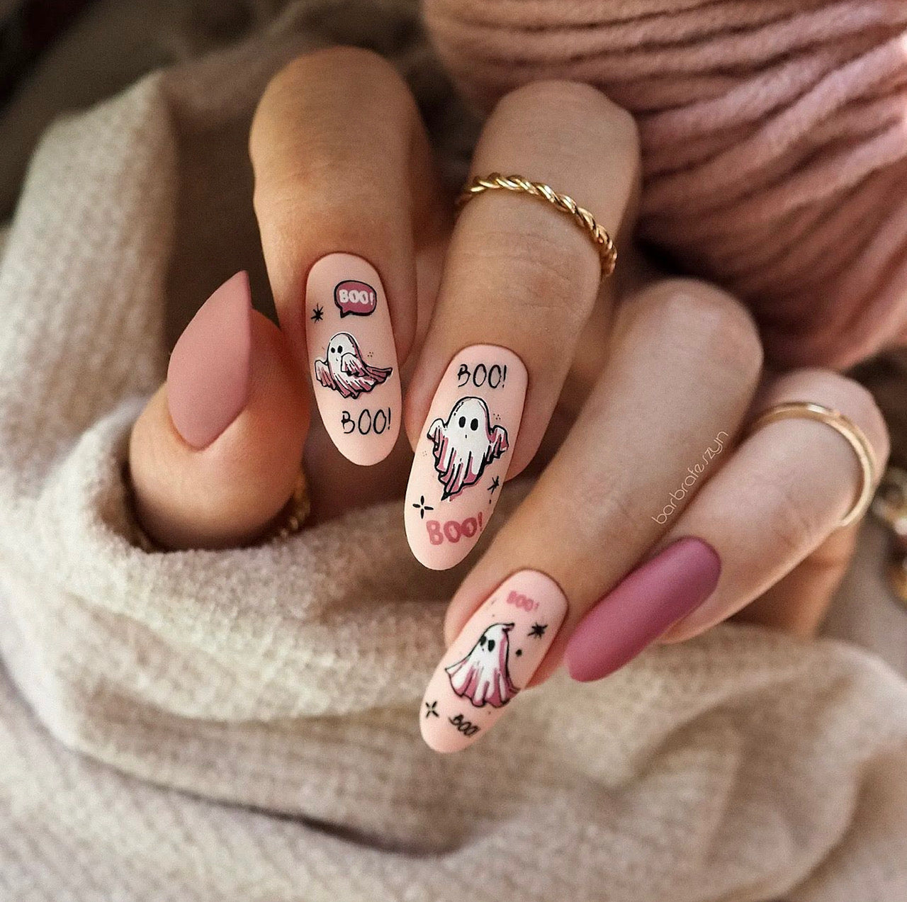 The Ghost (CjS-H-78) Etched Nail Art Stamping Plate