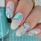 Funky Swirls (CjSLC-82) Steel Nail Art Stamping Plate