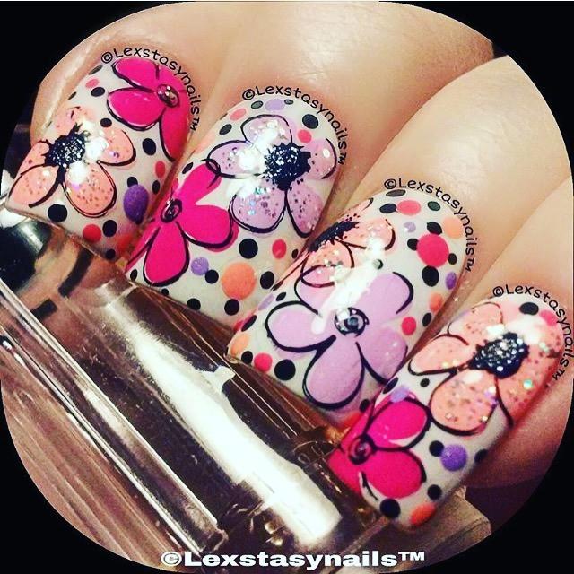 Infinite Flower (CjS-04) - Steel Nail Art Stamping Plate 6x6 Clear Jelly Stamper 