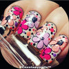 Infinite Flower (CjS-04) - Steel Nail Art Stamping Plate 6x6 Clear Jelly Stamper 